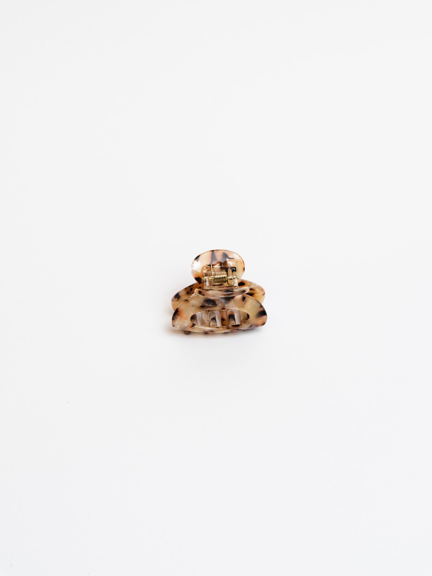 Kleine Haarklammer mit Leopardenmuster