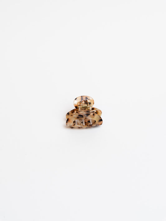 Kleine Haarklammer mit Leopardenmuster