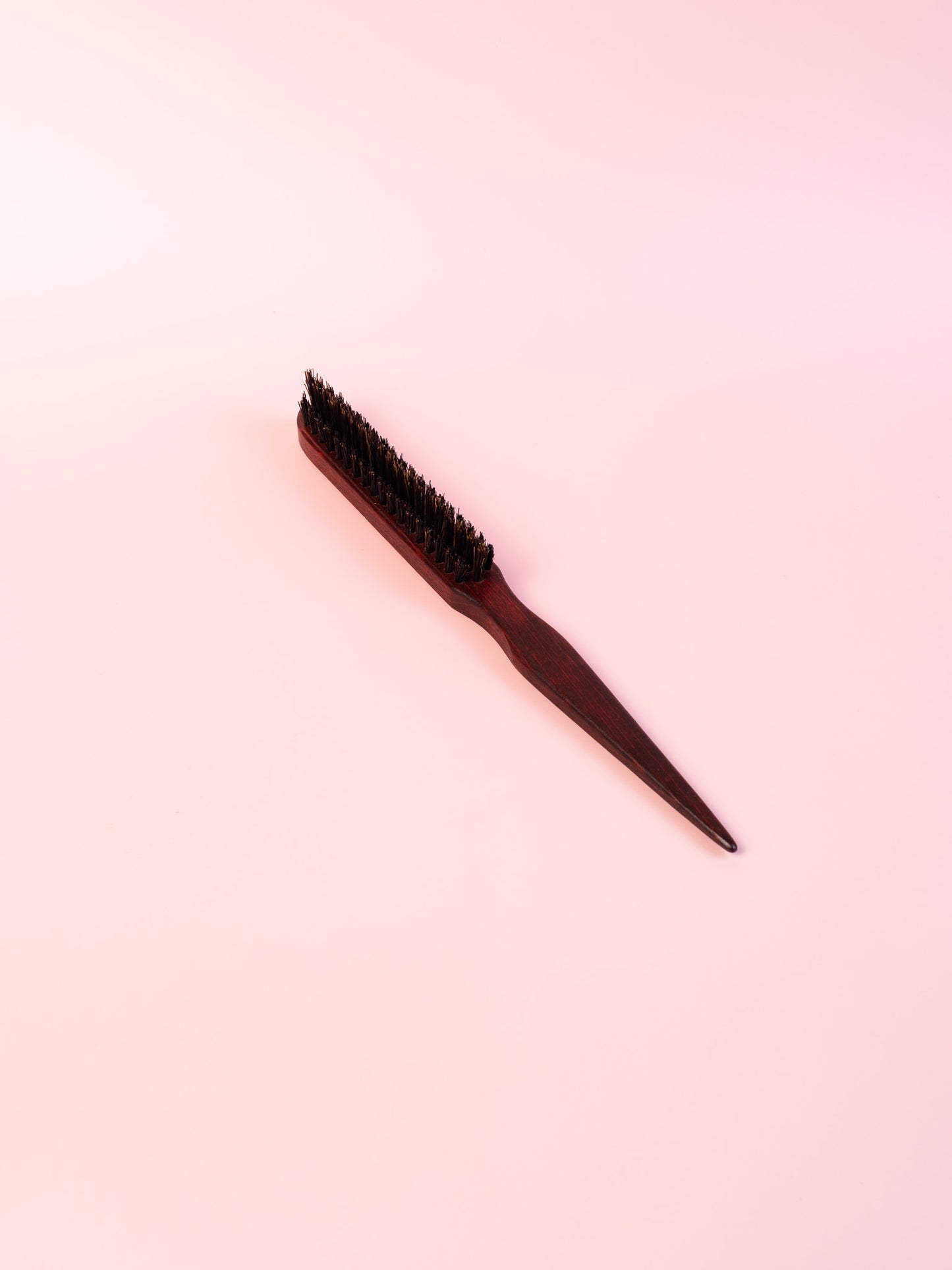 Sleekbrush mit "no bad hair days." Print in rot-pink