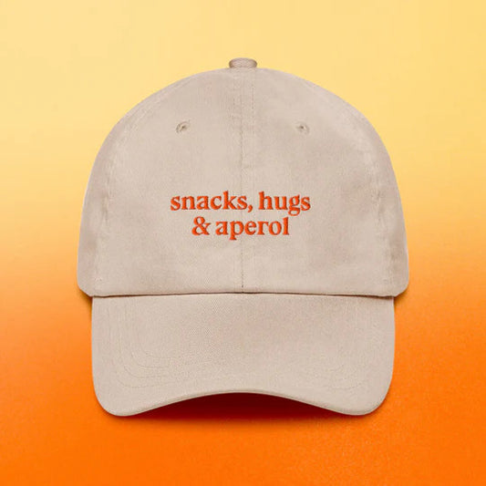 snacks, hugs & aperol Cap