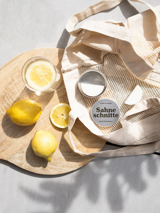 Feste Sheabutter Dose Lemon